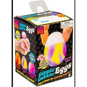 NEW! NeeDoh GROOVY HAZE - Dippin' Dazzler Egg‎ 🥚 Rare!! Purple Yellow
